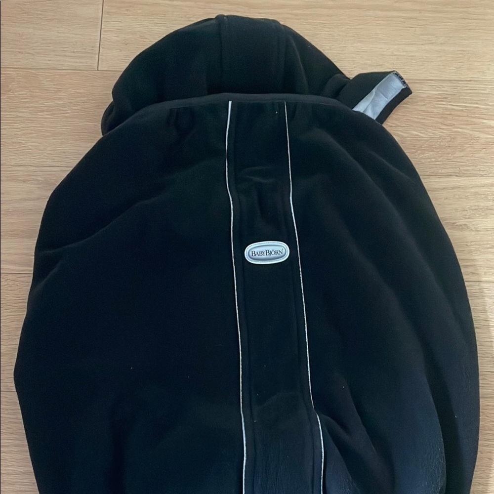 BabyBjorn Baby Carrier Cover - Fleece Black, Like New, Used 2x